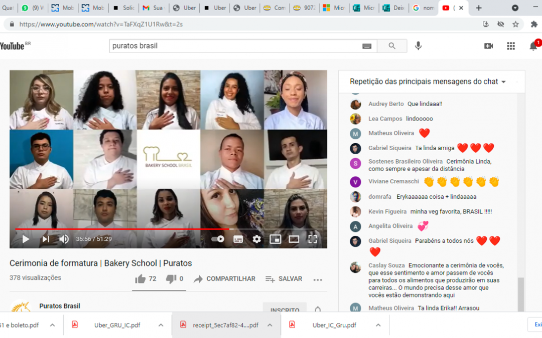 Bakery School Brazil – 4th graduation a Virtual Ceremony
